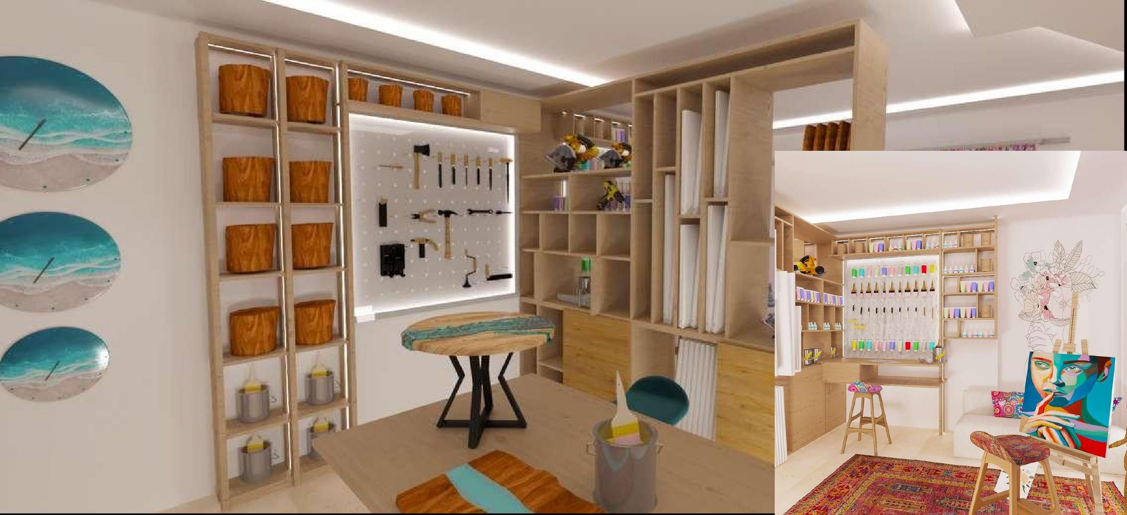 Artisan workshop interior